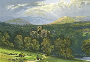 Melrose Abbey, Roxburghshire, Scotland Melrose Abbey, Roxburghshire, Scotland