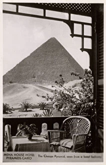 Cairo Gallery: Mena House Hotel, Cairo, Egypt - View of Cheops Pyramid