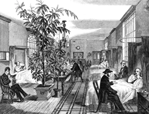 The mens ward at Bethlehem Hospital, 1861 The mens ward at Bethlehem Hospital, 1861
