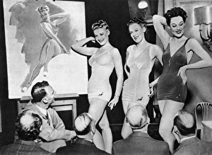 Merlin Enabnit and pin up girls Merlin Enabnit and pin up girls