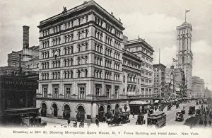 Broadway Gallery: Metropolitan Opera House, New York City