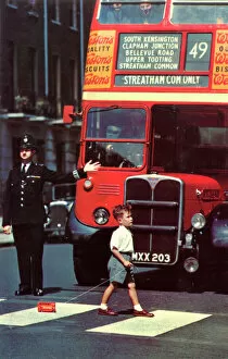 Standing Collection: Metropolitan Police officer on traffic duty