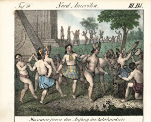 Mexican natives celebrating the beginning of the century Mexican natives celebrating the beginning of the century