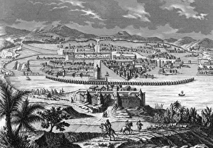 Mexico City in 1519: A Print of the Spanish Conquest