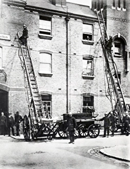 MFB (London) station ladder drill MFB (London) station ladder drill