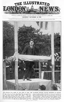 News Gallery: Michael Collins at Armagh, 1921