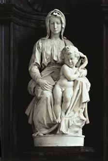 Sculptures Gallery: Michelangelo (1475-1564). Madonna of Bruges