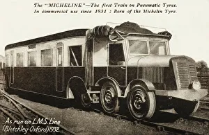 The Micheline - a train on pneumatic tyres The Micheline - a train on pneumatic tyres