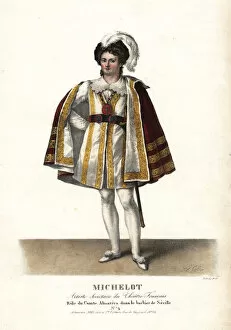 Beaumarchais Gallery: Michelot as the Comte Almaviva in Le Barbier de Seville