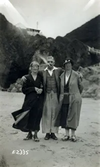 Middle-aged gent with wife and Mother - Jersey Middle-aged gent with wife and Mother - Jersey