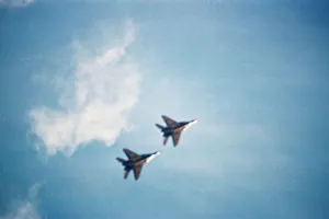 Colliding Gallery: MiG 29s at Fairford