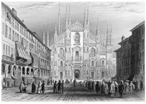 Frontal Gallery: Milan Cathedral / Street