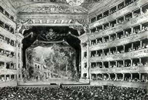 Teatro Gallery: Milan, Italy - Interior of the Teatro alla Scala