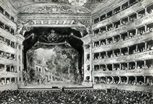 Teatro Gallery: Milan, Italy - Interior of the Teatro alla Scala