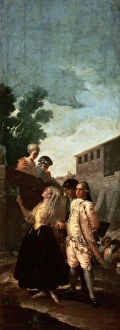 The Military Man and the Lady, 1779, by Francisco de Goya The Military Man and the Lady, 1779, by Francisco de Goya