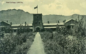Pathway Collection: Military staff college, Quetta, Balochistan, British India