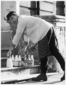 Mary Evans Print: Vintage Milkman Delivery