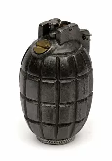 Iron Gallery: Mills Bomb No 5 hand grenade, used during World War One