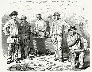 Images Dated 8th January 2019: Miners in Bethune 1861