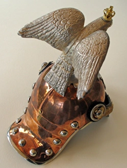 Miniature - WWI parade helmet of the Gardes du Corps Miniature - WWI parade helmet of the Gardes du Corps