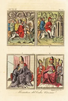 Miniatures from the Golden Bull, 1365 Miniatures from the Golden Bull, 1365