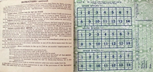 A Ministry of Food National Ration Book - WWI A Ministry of Food National Ration Book - WWI