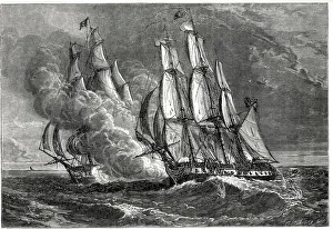 A minor engagement between the French Navy frigate Didon A minor engagement between the French Navy frigate Didon