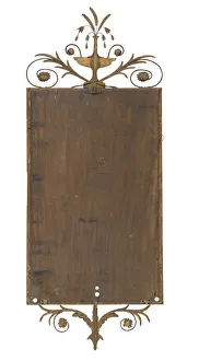 <b class=qtipBold><figcaption>Mirror, reverse</figcaption></b><br>Gilt carved wood and gesso pier glass surmounted by a vase, made in England, c.1790. Date: c.1790<br><em>© The Geffrye Museum of the Home / Mary Evans Picture Library</em> Mirror, reverse