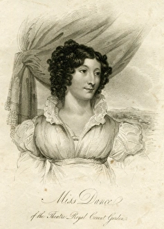 Miss Dance, actress of the Theatre Royal, Covent Garden Miss Dance, actress of the Theatre Royal, Covent Garden
