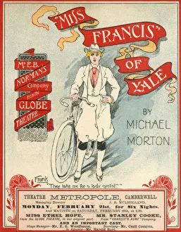 Miss Francis of Yale, a three-act farce by Michael Morton, at the Theatre Metropole Miss Francis of Yale, a three-act farce by Michael Morton, at the Theatre Metropole