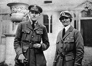 Miss Mairi Chisholm and Captain W. T. Hall Miss Mairi Chisholm and Captain W. T. Hall