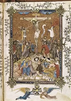Avignon Gallery: Missal with scene of the Crucifixion. School of
