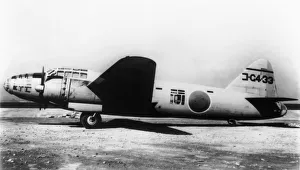 <b class=qtipBold><figcaption>Mitsubishi G4M Type 1 Betty</figcaption></b><br>Imperial Japanese Navy Mitsubishi G4M Type 1 Betty Date: 1940s<br><em>© aviation-images.com / Mary Evans Picture Library</em> Mitsubishi G4M Type 1 Betty