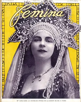Mlle Gheltzer, the star dancer of the Russian season in Pari Mlle Gheltzer, the star dancer of the Russian season in Pari