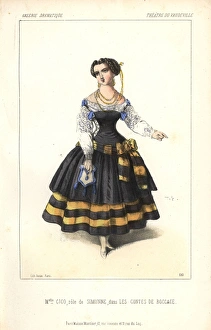 Mlle Marie Cico as Simonne in Les Contes de Mlle Marie Cico as Simonne in Les Contes de