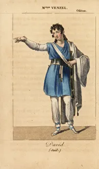 Mlle. Venzel or Elisa Wenzel as David in Saul at Mlle. Venzel or Elisa Wenzel as David in Saul at