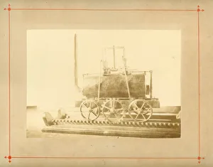 Model of John Blenkinsop's rack-rail engine Model of John Blenkinsop's rack-rail engine