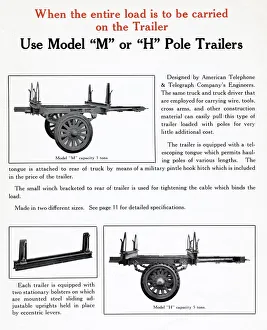 Model M or H Pole Trailers and accessories Model M or H Pole Trailers and accessories
