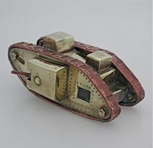 Model of a WW1 tank