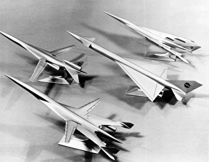 Models of NASA supersonic transports SCAT-15 bottom Models of NASA supersonic transports SCAT-15 bottom