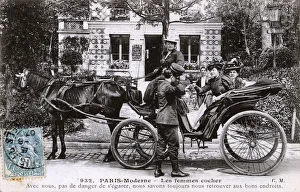 Modern-day Paris - Female Coach Driver Modern-day Paris - Female Coach Driver