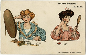 Modern Painters - Two Ladies applying their make-up Modern Painters - Two Ladies applying their make-up