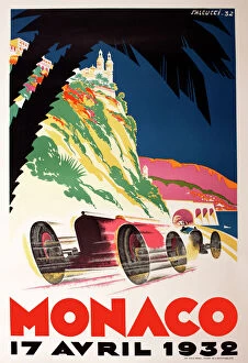 Monaco Collection: Monaco Grand Prix Poster - 1932