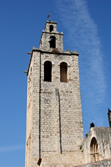 Monastery of Sant Cugat. Bell tower. Catalonia. Spain Monastery of Sant Cugat. Bell tower. Catalonia. Spain
