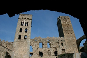 Monastery of Sant Pere de Roda. Catalonia. Spain Monastery of Sant Pere de Roda. Catalonia. Spain