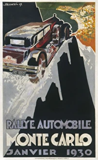 <b class=qtipBold><figcaption>Monte Carlo Rally 1930</figcaption></b><br>A poster for the Monte Carlo rally of January 1930<br><em>© Mary Evans Picture Library 2015 - https://copyrighthub.org/s0/hub1/creation/maryevans/MaryEvansPictureID/10236758</em> Monte Carlo Rally 1930