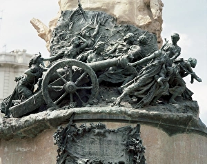 Monument to the Siege of Zaragoza, 1908 by Agustin Querol. S Monument to the Siege of Zaragoza, 1908 by Agustin Querol. S