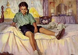 Chores Gallery: Moody Young Teen Date: 1944