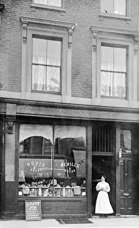 Morgan Bros grocers shop, Maida Vale, London Morgan Bros grocers shop, Maida Vale, London