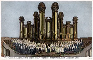 Mormon Tabernacle organ and choir, Salt Lake City, Utah, USA Mormon Tabernacle organ and choir, Salt Lake City, Utah, USA